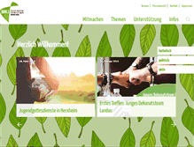 Tablet Screenshot of bdkj-landau.de